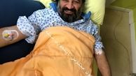«مهراب قاسمخانی» در بیمارستان بستری شد+عکس