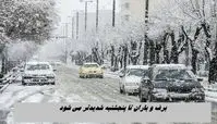 برف و باران تا پنجشنبه شدیدتر می شود 