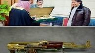 کلاشنیکف طلائی هدیه شاهزاده سعودی به عمران خان