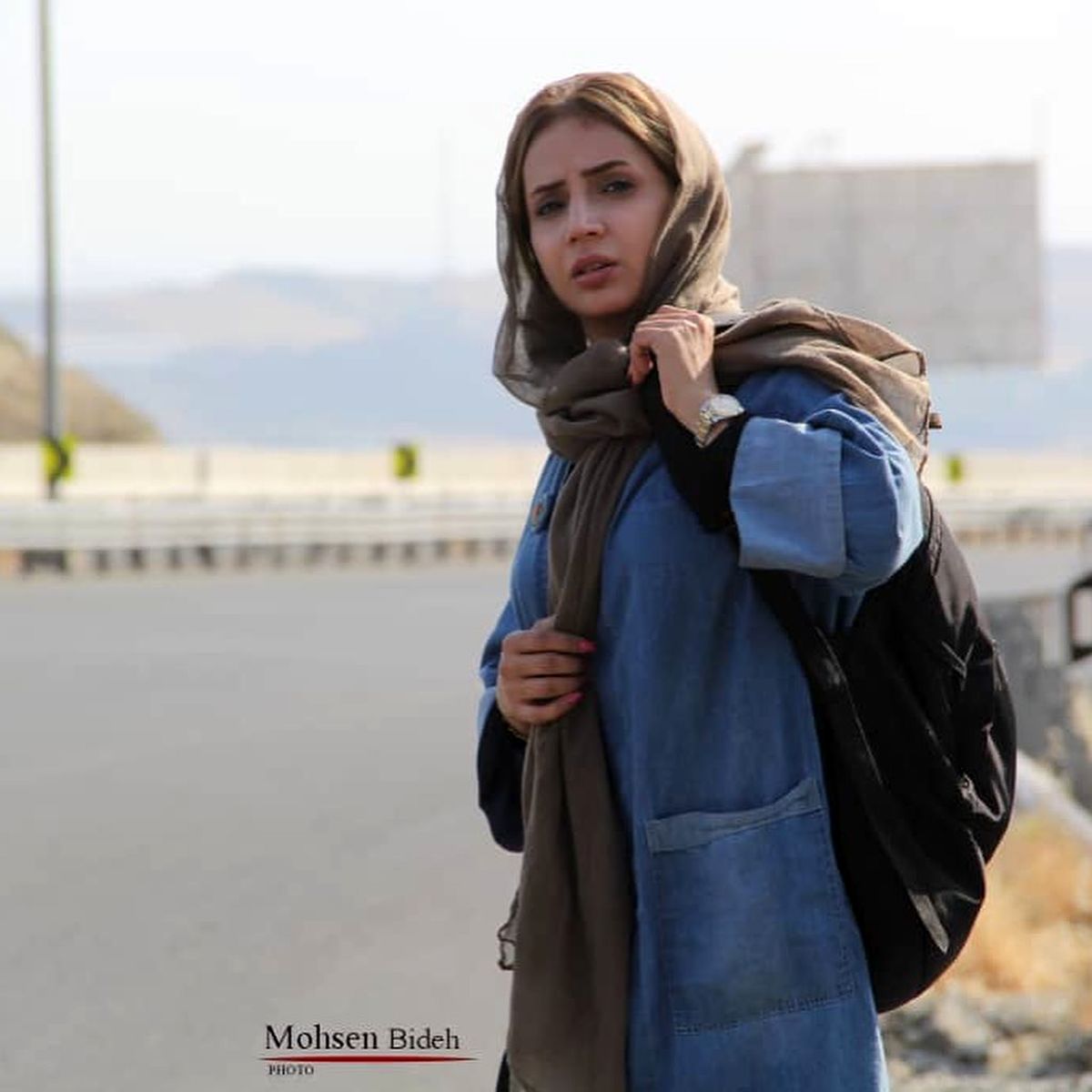 شبنم قلی خانی در بزرگراه+عکس