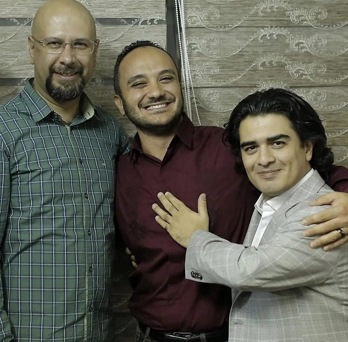 سامان احتشامی در کنار بازیگر ومجری مشهور + عکس