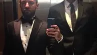 تیپ لاکچری بهرام رادان و دوستش + عکس