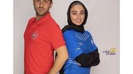 زن و شوهر استقلالی پرسپولیسی + عکس