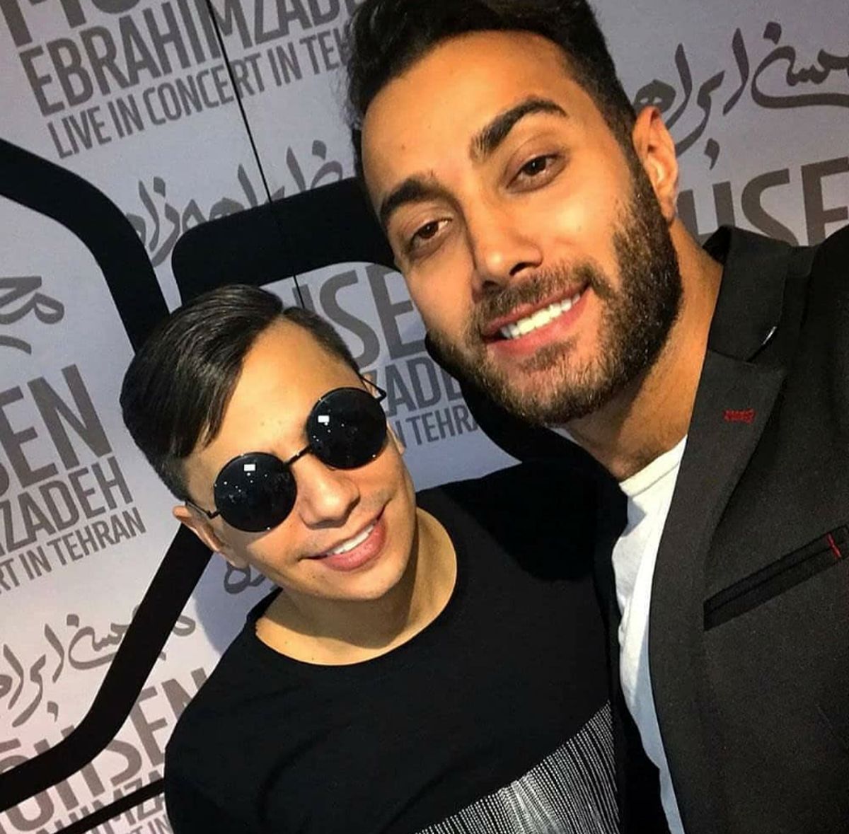 محسن ابراهیم زاده با عینک خاصش+عکس