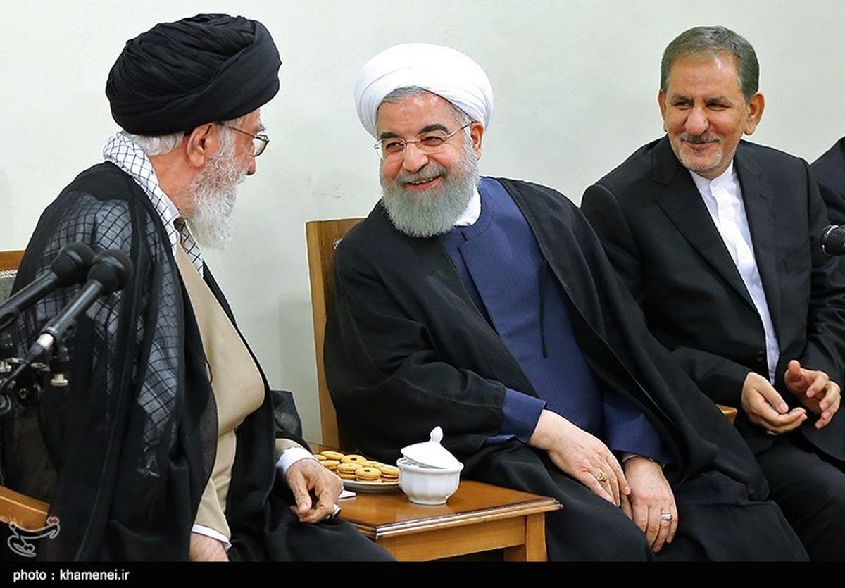 رئیس‌جمهور و اعضای هیئت دولت با امام خامنه‌ای دیدار کردند + تصاویر