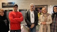 جمعی از بازیگران در کنار استاد کیهان کلهر