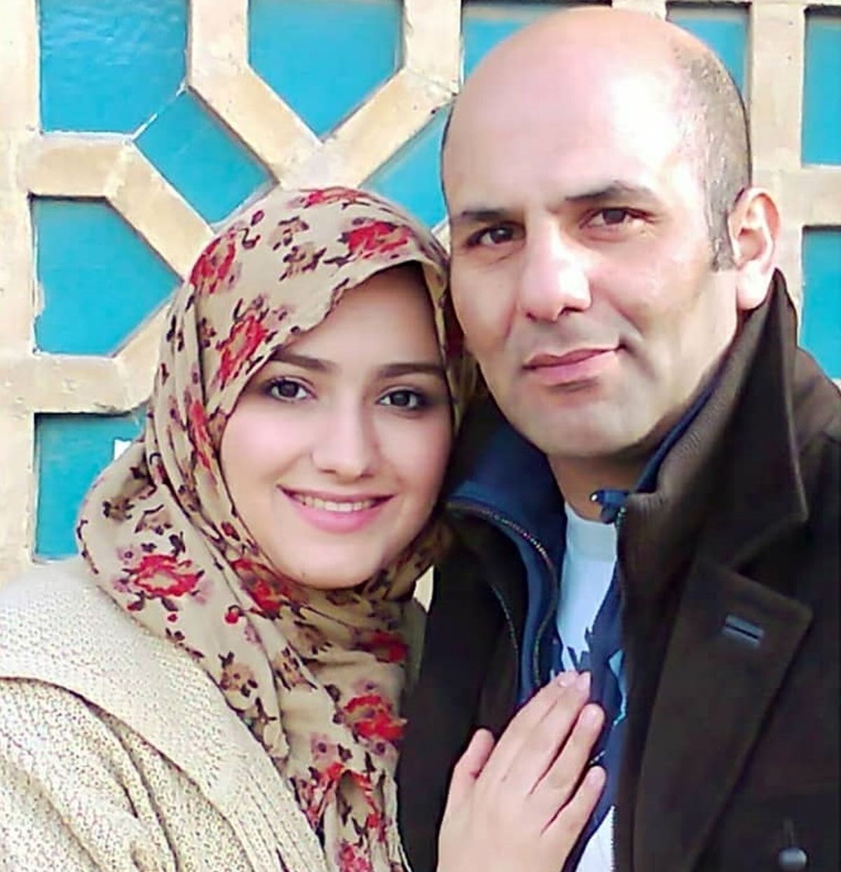 عکس عاشقانه خانم مجری و همسرش