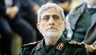 سردار قاآنی آفتابی شد | حضور در مراسم استقبال از پیکر شهید عباس نیلفروشان