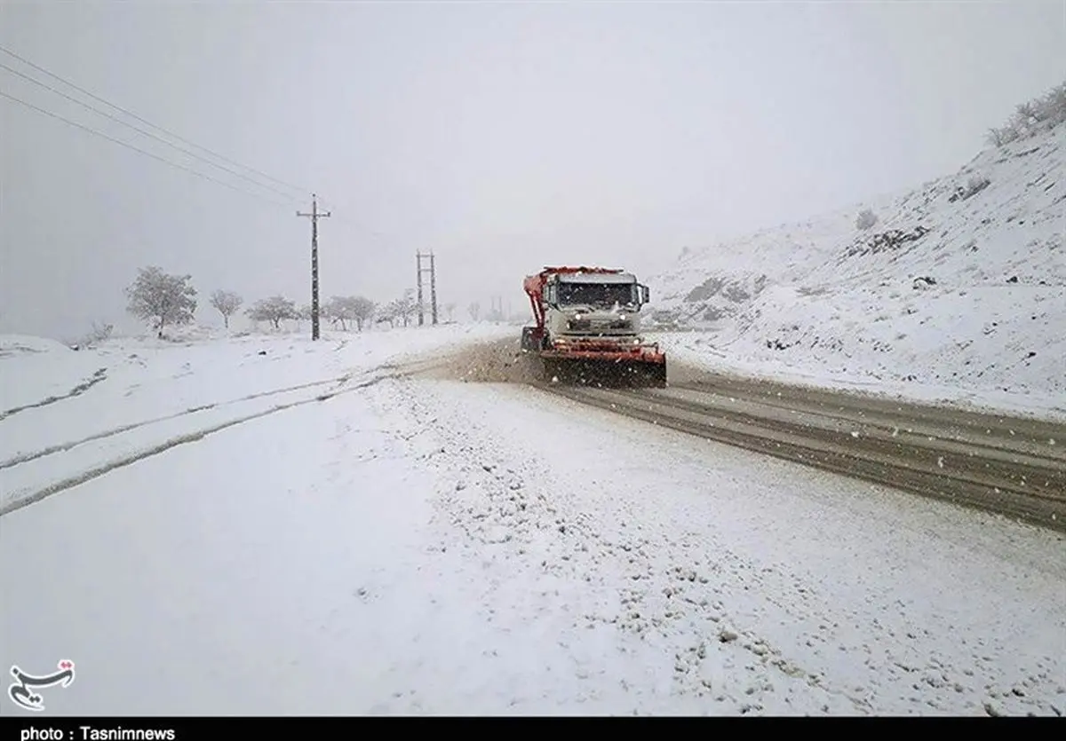  برف و باران  7 شهرستان و بخش چهارمحال و بختیاری را سفید پوش کرد