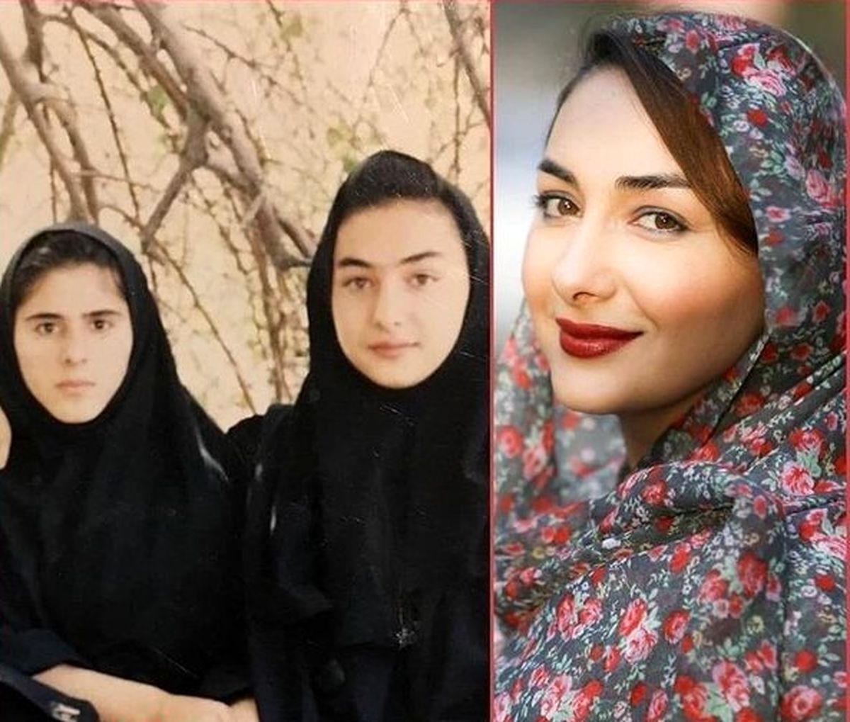 عکس بانمک هانیه توسلی در دوران دبیرستان