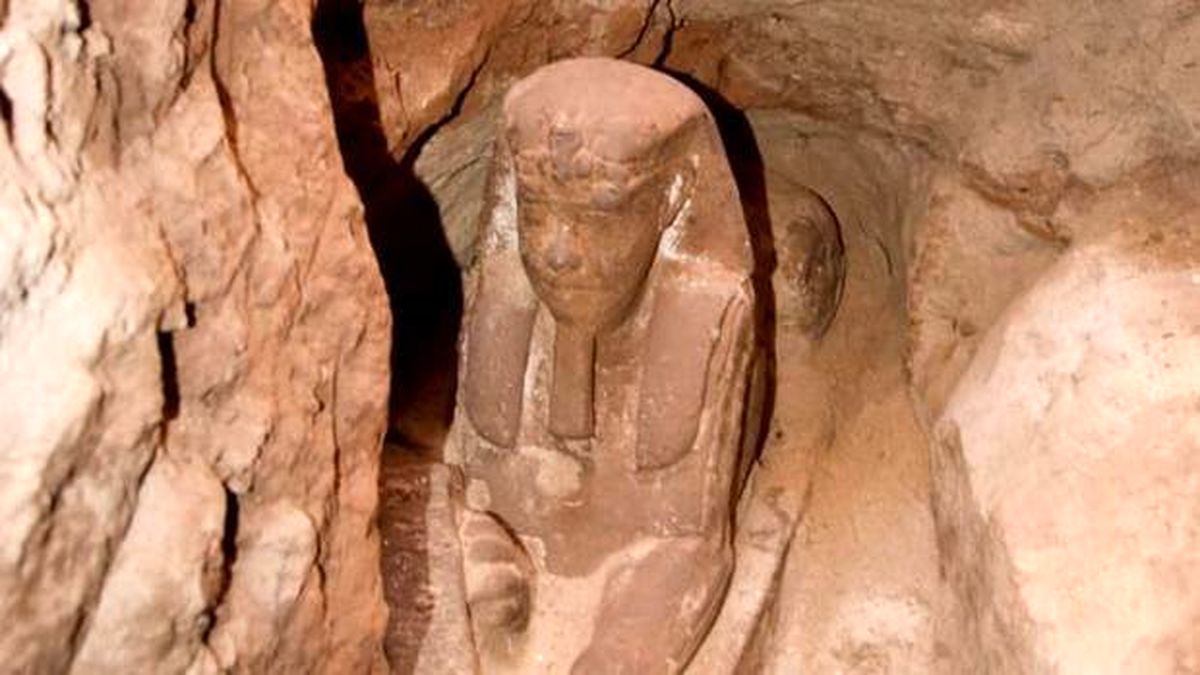 کشف یک مجسمه ابوالهول در مصر