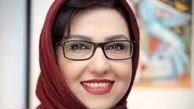 معصومه کریمی در یک روز برفی /عکس
