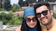 همسر همیشه همراه خانم مجری + عکس
