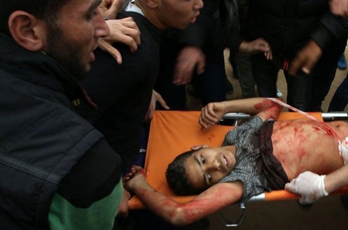 شهادت 8 فلسطینی و زخمی شدن 1100 نفر در نوار غزه
