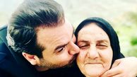  بوسه «شهرام قائدی» بر صورت مادرش