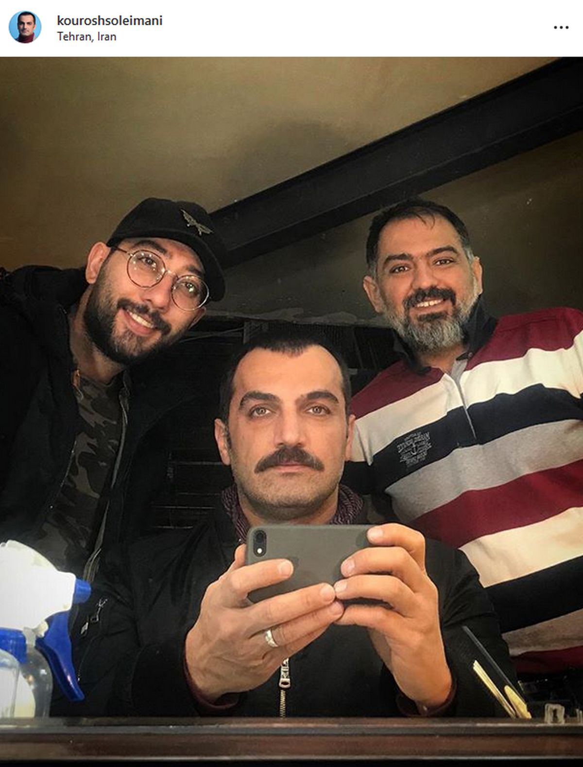 کوروش سلیمانی در کنار خواب زده ها + عکس