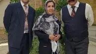 بازیگران و طراح‌ گریم سریال بوم و بانو در کنار هم + عکس