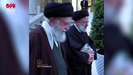 فیلم منتشر نشده از احوالپرسی و روبوسی رئیسی با رهبر انقلاب
