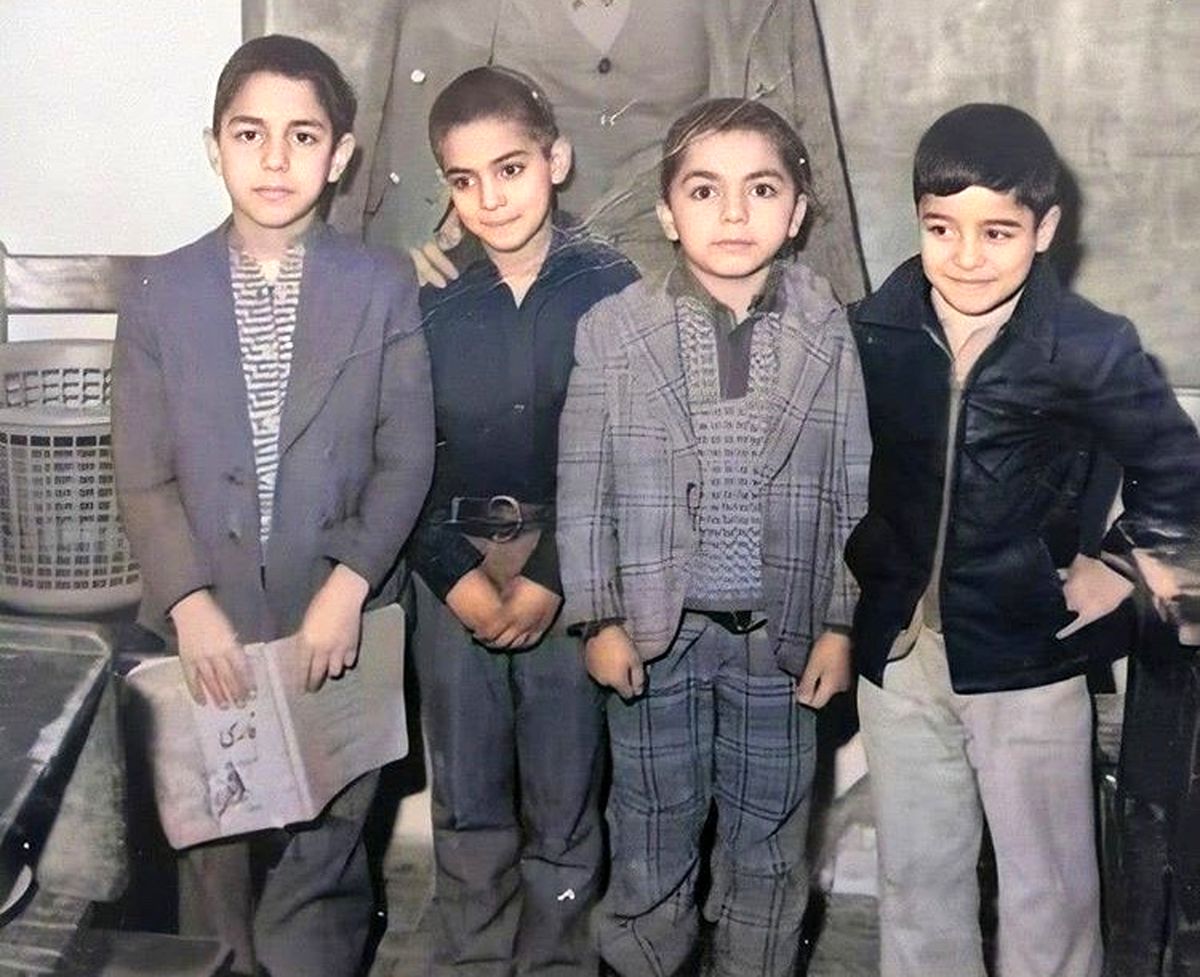 مهران مدیری وقتی هنوز به مدسه میرفت + عکس