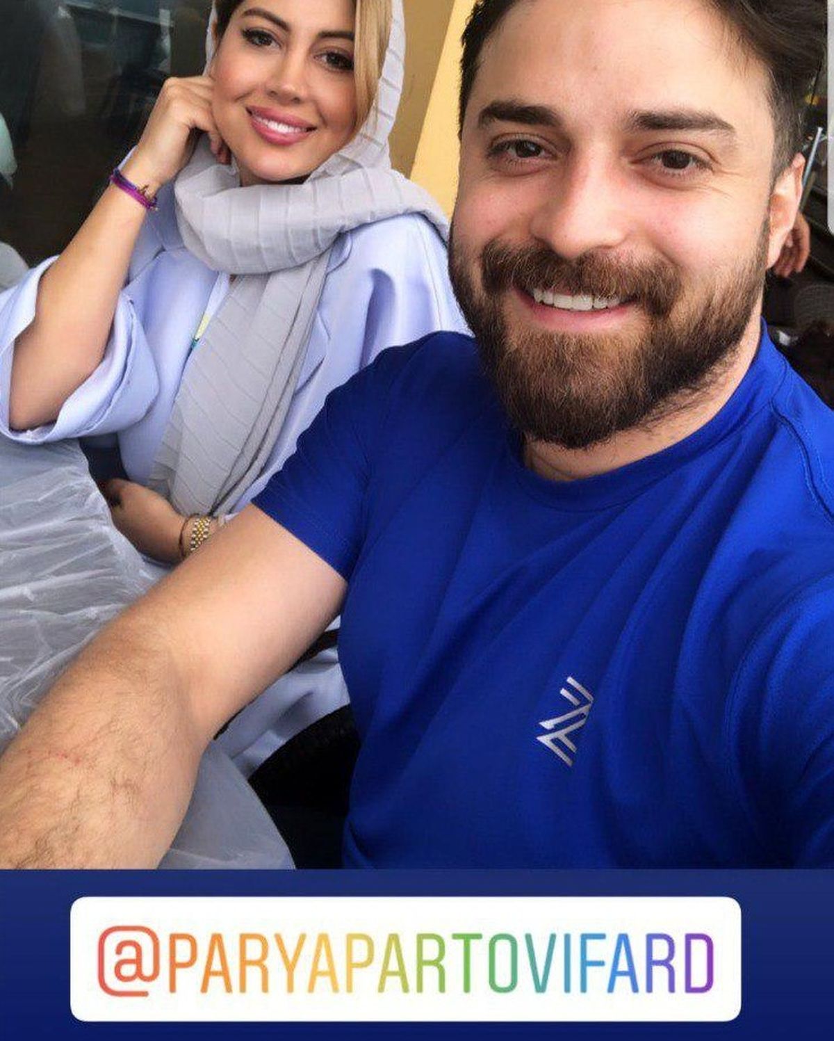 سفر بابک جهانبخش و همسرش +عکس