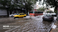 تشدید بارش باران و سیلابی شدن مسیل‌ها در ۴ استان