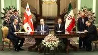 امضای ۵ سند همکاری و بیانیه مشترک ایران و گرجستان
