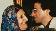 علیرضا خمسه و مادرش در جوانی + عکس