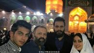 حضور ارسلان قاسمی در حرم مطهر رضوی