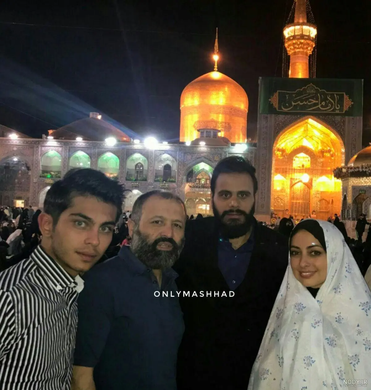 حضور ارسلان قاسمی در حرم مطهر رضوی
