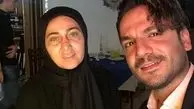 عباس غزالی و مادر جدیدش+عکس