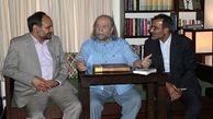 دیدار سرپرست فرهنگستان هنر با محمدعلی کشاورز