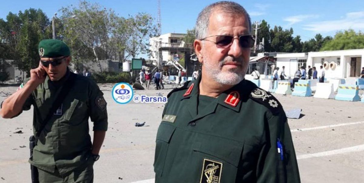 سردار پاکپور در محل حادثه تروریستی چابهار حضور یافت