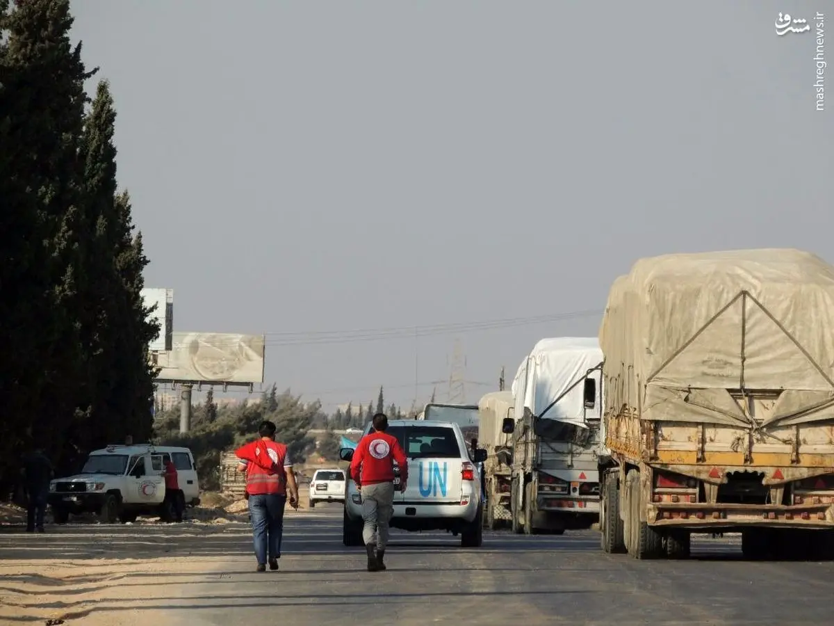  امدادرسانی دولت سوریه به ساکنین حمص+عکس و فیلم 