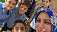 المیرا شریفی مقدم و دو پسرش + عکس