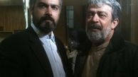 حسن پورشیرازی در کنار بازیگر سریال وارش با ظاهری متفاوت + عکس