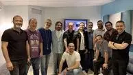 سعید شیخ زاده در بین دوستانش + عکس