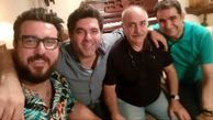 برادران کیایی در کنار پرویز پرستویی + عکس
