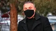 حمید درخشان در مراسم خاکسپاری علی انصاریان + عکس