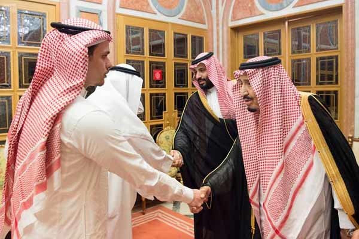 دیدار پادشاه و ولیعهد عربستان با خانواده خاشقجی!