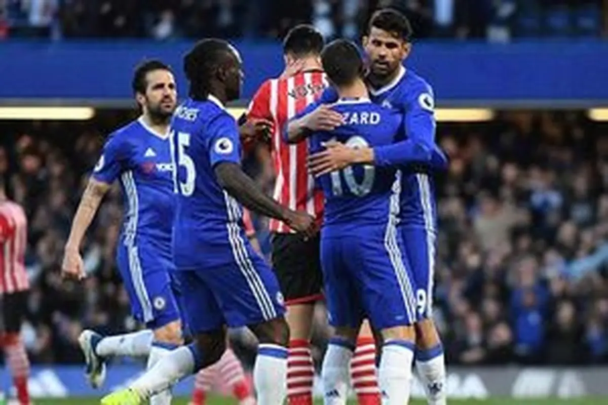 
چلسی در آستانه قهرمانی قرار گرفت
