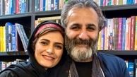مجری فرهیخته تلویزیون در کنار همسرش