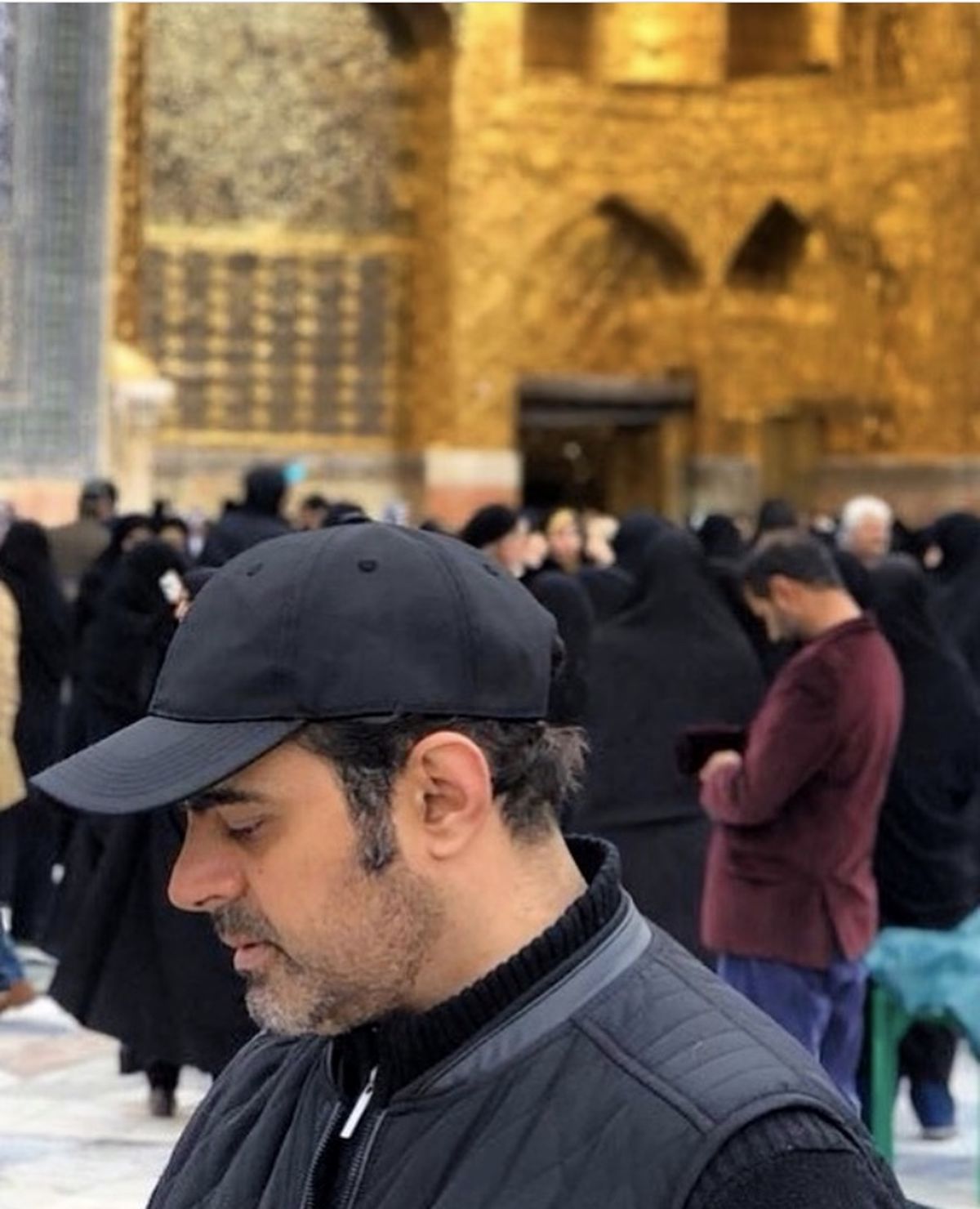 رضا مولایی در مشهد + عکس
