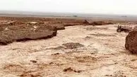 سیل در شرق اسفراین جاری شد