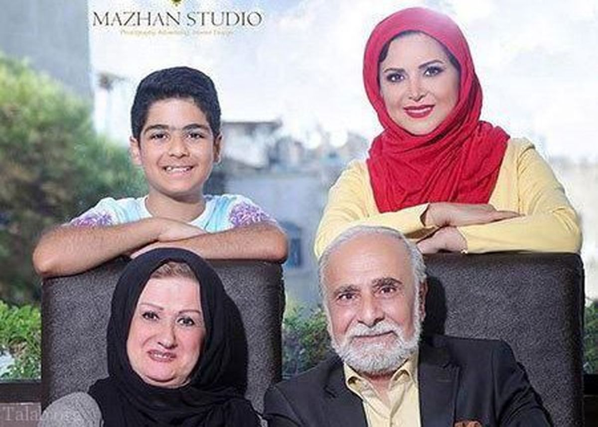عکس خانوادگی کمند امیرسلیمانی