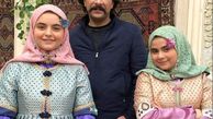 عکس شازده ارسلان بانوی عمارت با دخترانش
