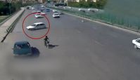 سقوط پراید از روی پل+ فیلم 