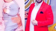 ژست یک مدل امید حاجیلی در کودکی و حال + عکی