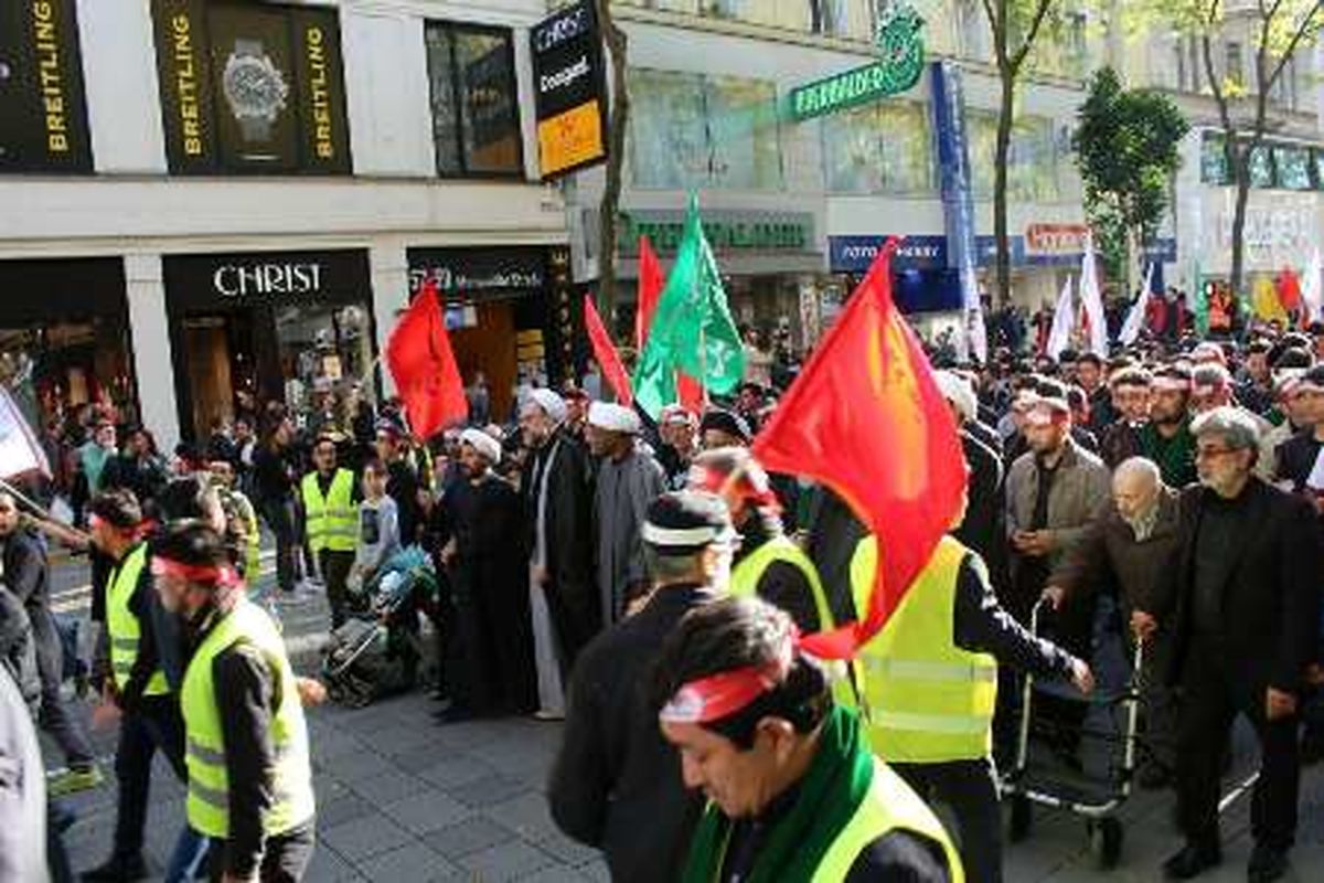 راهپیمایی باشکوه روز امام حسین (ع) در وین برگزار شد