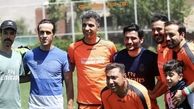 عادل فردوسی پور به فوتبالیستها پیوست + عکس