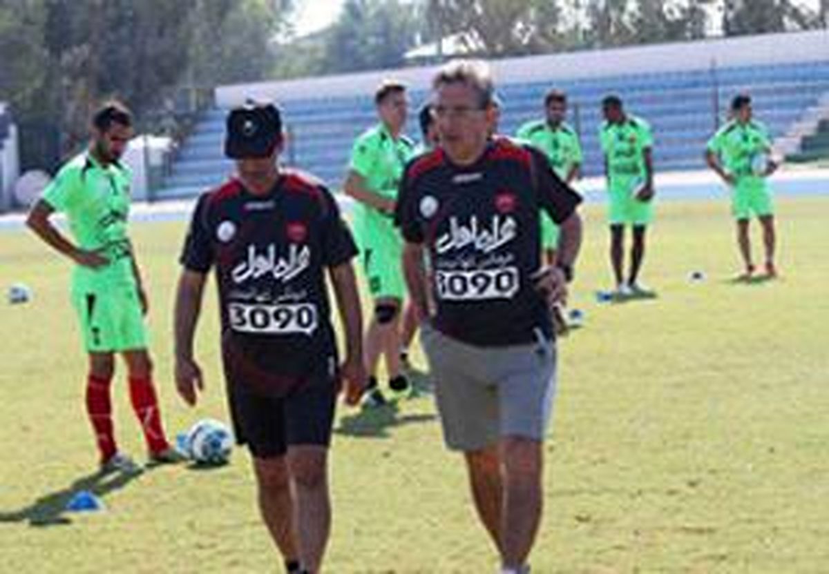 نارضایتی برانکو از زمین تمرین پرسپولیس